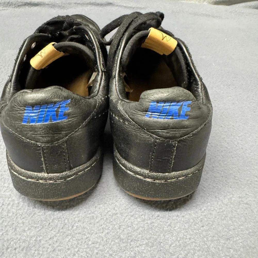 Nike Zoom Sneakers Mens 10.5 Supreme Court XV Black Leather Low Top 447843-003
